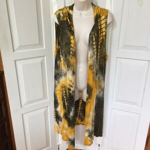 Urban Rebel Tie Dye Hoodie Vest